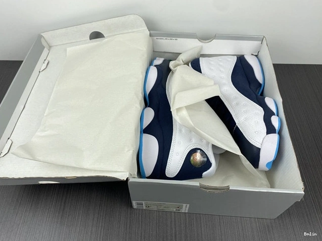 Bmlin Shoes Neat 13 Powder Retro 4176 Jordan Obsidian White Blue 414571- 1026